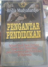 Image of Pengantar pendidikan